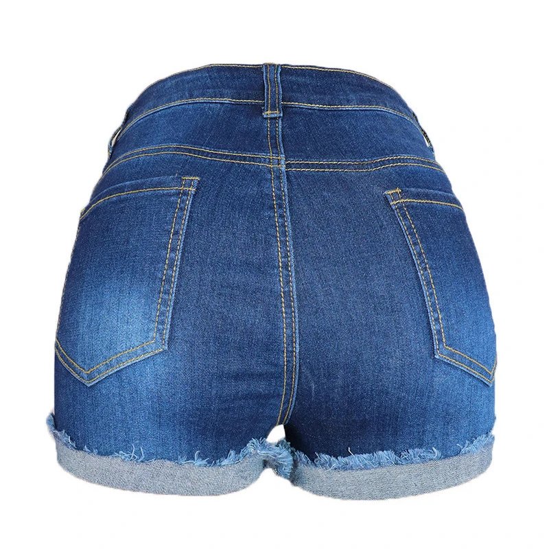 Fashion summer women's sexy denim shorts slim-fitting washed holes tassels curly jeans girls' beach denim shorts
Fashion summer women's sexy denim shorts slim-fitting washed holes tassels curly jeans girls' beach denim shorts