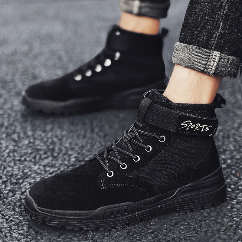Winter Men's Shoes Men Casual Sport Shoes Winter Boots Mens High Top Hot Sale Hightop Sneakers Outdoor Footwear Leather
Winter Men's Shoes Men Casual Sport Shoes Winter Boots Mens High Top Hot Sale Hightop Sneakers Outdoor Footwear Leather