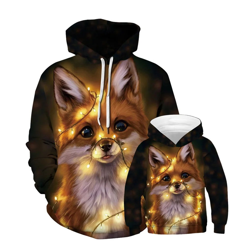 Father-son mother-child parent-child clothing winter new product Christmas fox print thin velvet hooded sweater loose top hoodie
Father-son mother-child parent-child clothing winter new product Christmas fox print thin velvet hooded sweater loose top hoodie