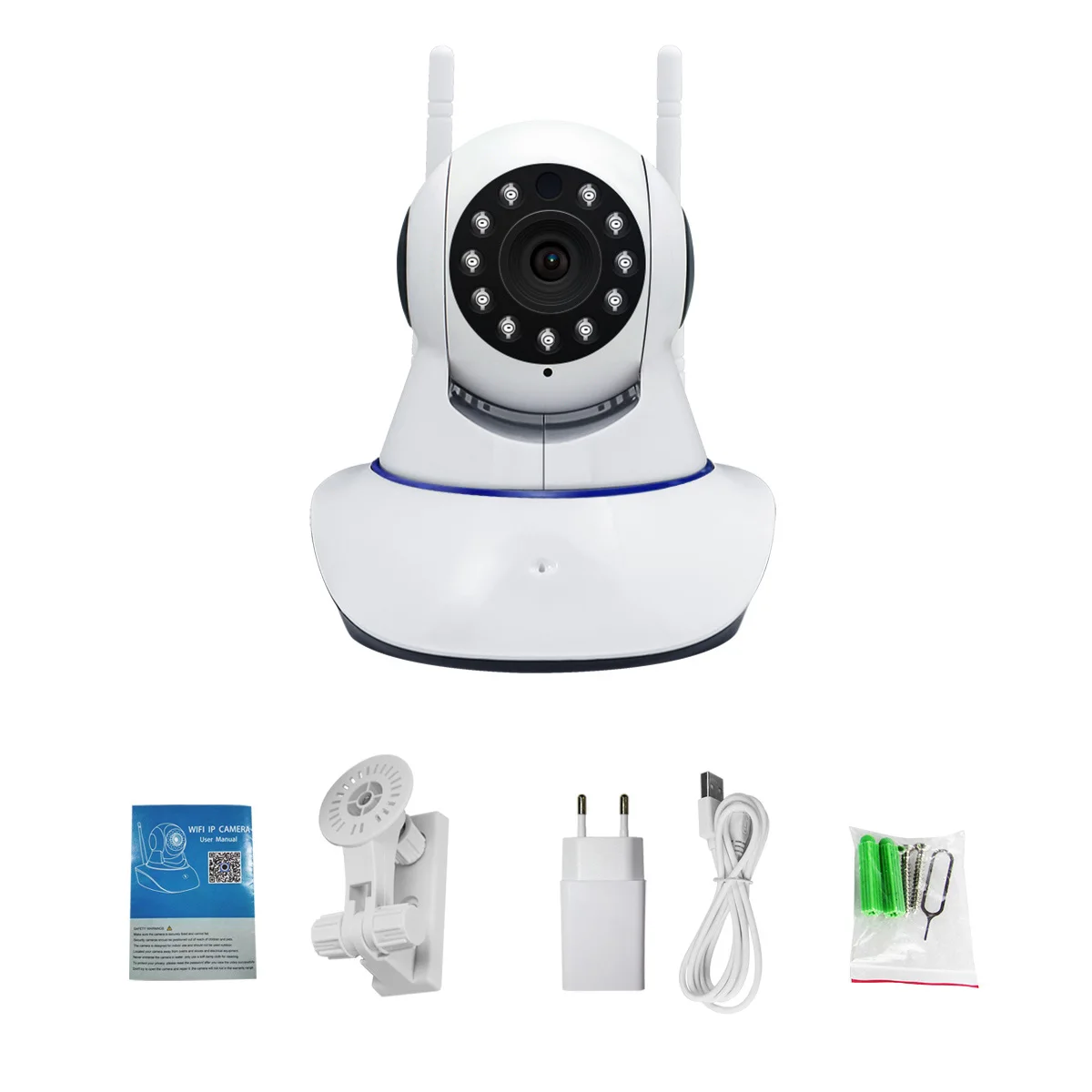1080P 2MP IP Camera Wifi Wireless Pan Tilt Camera Security Night Vision Digital PTZ ONVIF Video Waterproof IP Camera EU Plug
1080P 2MP IP Camera Wifi Wireless Pan Tilt Camera Security Night Vision Digital PTZ ONVIF Video Waterproof IP Camera EU Plug
