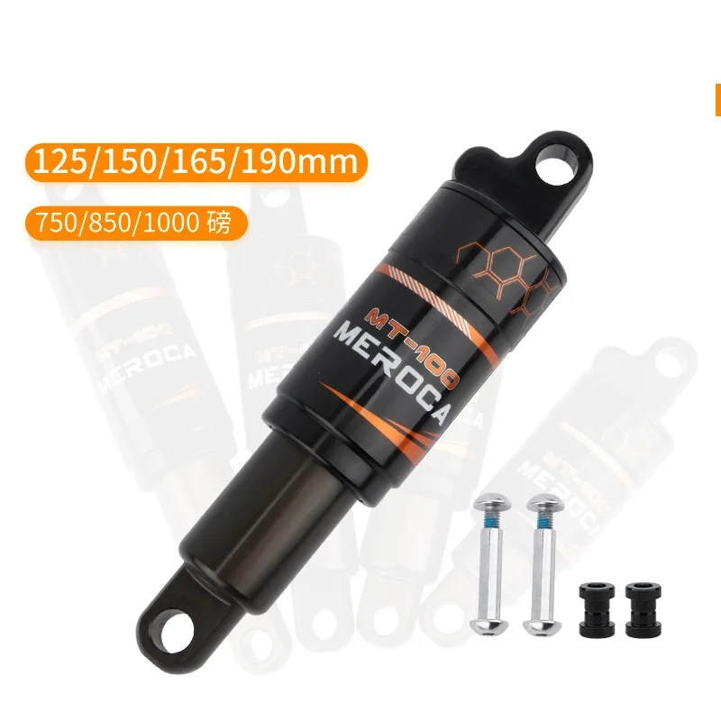 Bicycle Shock Absorber 125 150 165 190mm 750/850/1000LBS Oil Spring Aear Shock Coil Absorber for MTB Mountain Bike Accessories
Bicycle Shock Absorber 125 150 165 190mm 750/850/1000LBS Oil Spring Aear Shock Coil Absorber for MTB Mountain Bike Accessories