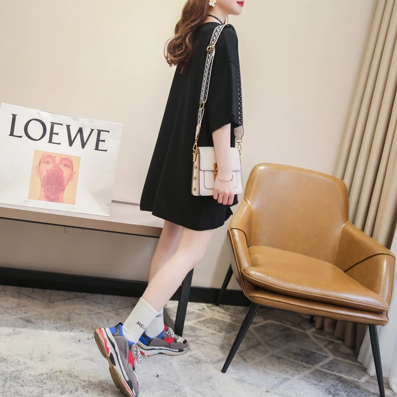 Houthion Printing Women's T-shirt Cotton Top Plus Size Tshirt Loose Short Sleeves Fashion New Casual Korean O-neck T Shirt
Houthion Printing Women's T-shirt Cotton Top Plus Size Tshirt Loose Short Sleeves Fashion New Casual Korean O-neck T Shirt