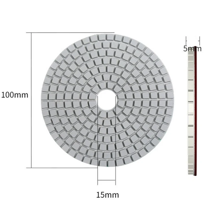 9Pcs Diamond Polishing Kit 4 Inch 100mm Wet/Dry for Granite Stone Concrete Marble Polishing Using Grinding Wheel Set
9Pcs Diamond Polishing Kit 4 Inch 100mm Wet/Dry for Granite Stone Concrete Marble Polishing Using Grinding Wheel Set