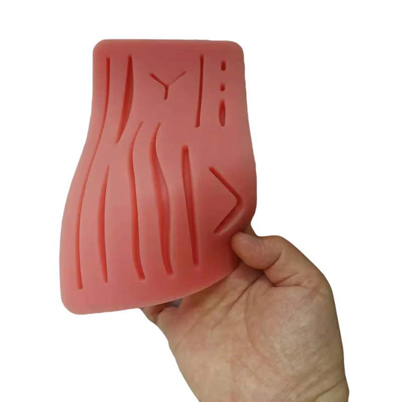 Skin Suture Practice Pad Silicone Simulation Skin for Suture Training Suture Material for Students JR Deals 
Skin Suture Practice Pad Silicone Simulation Skin for Suture Training Suture Material for Students JR Deals