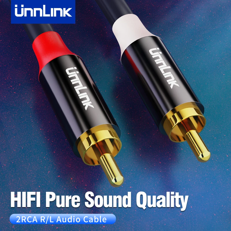 Unnlink Hifi 2RCA to 2RCA Audio Cable OFC AV R/L Cable For TV CD DVD Connect to Amplifier Speaker 0.5m 1m 1.5m 2m 3m 5m 8m 10m
Unnlink Hifi 2RCA to 2RCA Audio Cable OFC AV R/L Cable For TV CD DVD Connect to Amplifier Speaker 0.5m 1m 1.5m 2m 3m 5m 8m 10m