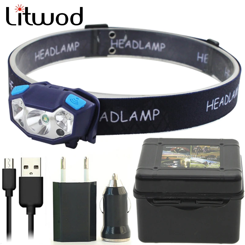 Z20 3000LM Mini Rechargeable LED HeadLamp Body Motion Sensor LED Bicycle Head Light Lamp Outdoor Camping Flashlight With USB
Z20 3000LM Mini Rechargeable LED HeadLamp Body Motion Sensor LED Bicycle Head Light Lamp Outdoor Camping Flashlight With USB