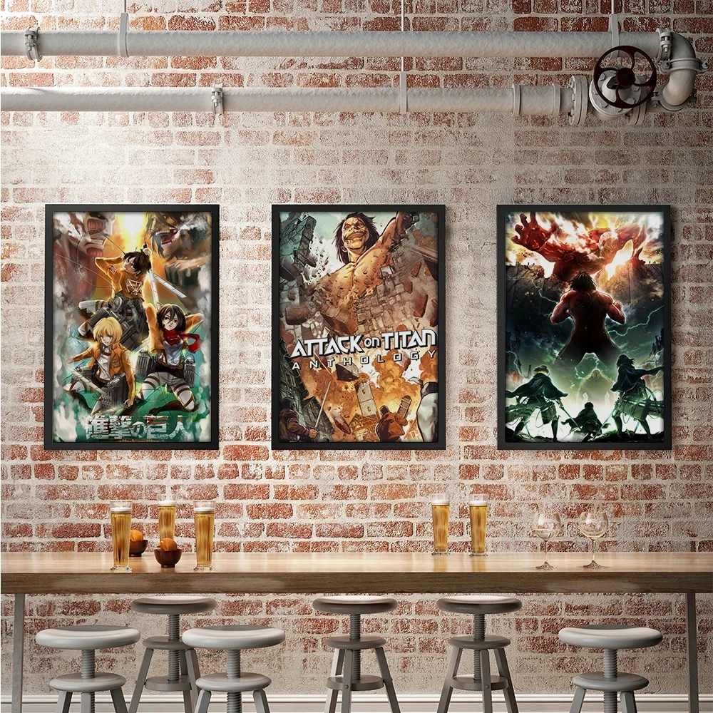 Canvas Modern Picture Home Attack on Titan Style Cartoon Decoration Painting Wall Art Prints Poster Modular No Frame Living Room
Canvas Modern Picture Home Attack on Titan Style Cartoon Decoration Painting Wall Art Prints Poster Modular No Frame Living Room