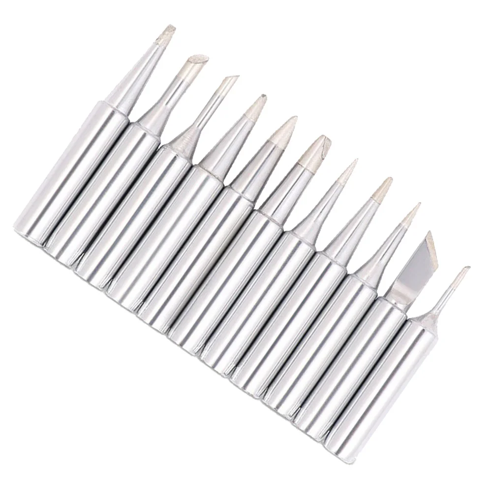 11pcs Tips For Soldering Iron Solder Tips Electirc Welding Head Tool Set Lead Free For Constant Temperature Soldering Station
11pcs Tips For Soldering Iron Solder Tips Electirc Welding Head Tool Set Lead Free For Constant Temperature Soldering Station