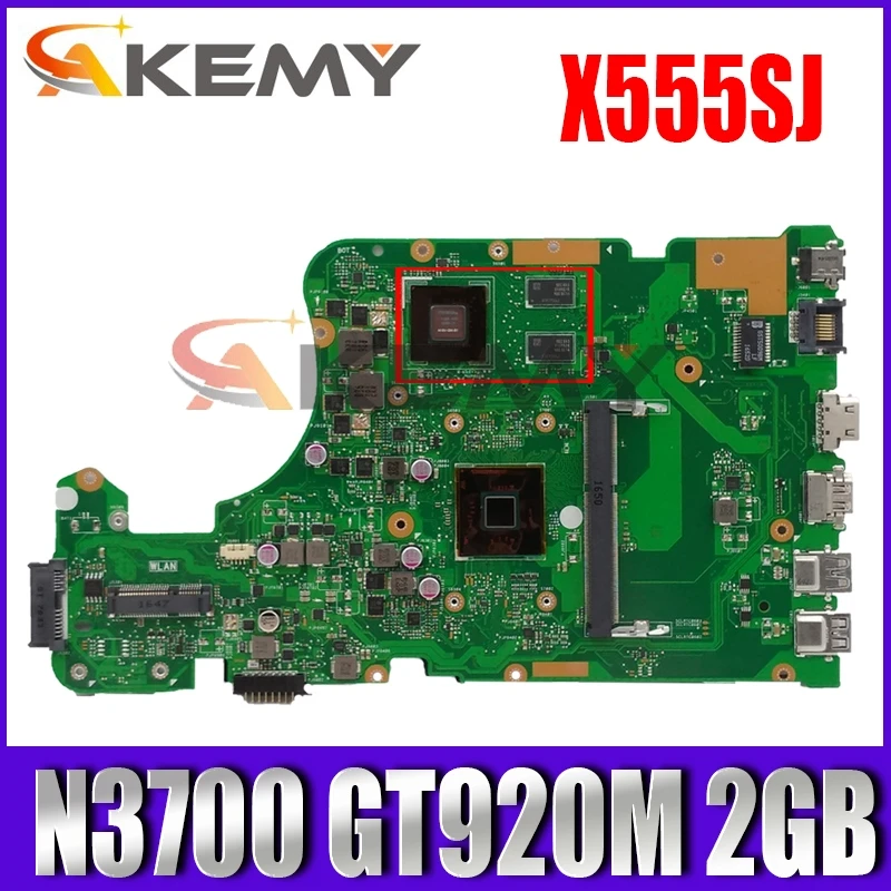 X555SJ Motherboard N3700 Quad core Processor GT920M 2GB For ASUS X555 X555S X555SJ K555S A555S Laptop Mainboard Test OK
X555SJ Motherboard N3700 Quad core Processor GT920M 2GB For ASUS X555 X555S X555SJ K555S A555S Laptop Mainboard Test OK