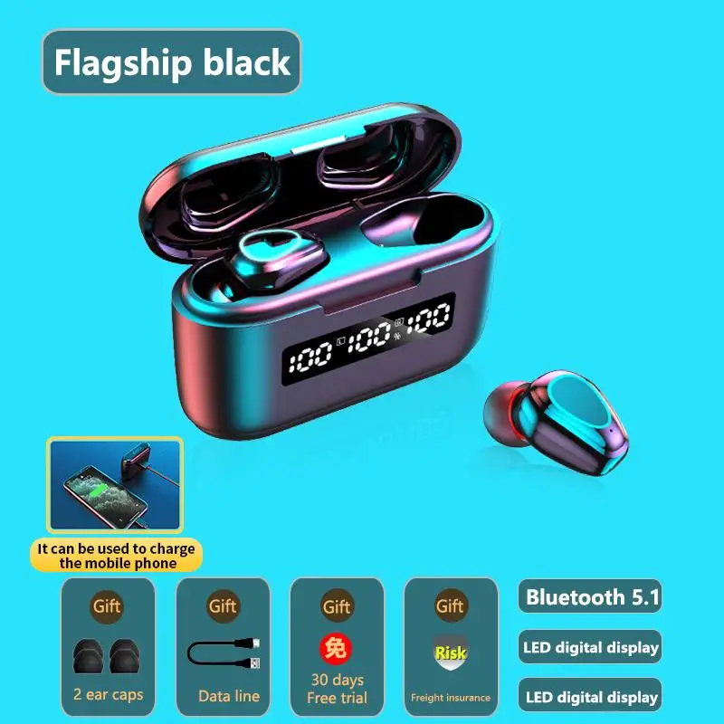 New G40 Bluetooth Headset 5.0TWS Binaural With Charging Compartment True Wireless Mobile Power Business Headset
New G40 Bluetooth Headset 5.0TWS Binaural With Charging Compartment True Wireless Mobile Power Business Headset