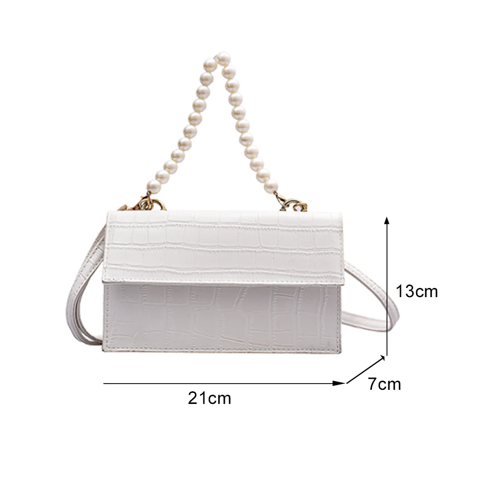 Alligator Vintage Crossbody Bag Women Pearl Fashion Classic Elegant Crossbody Shoulder PU Leather Bag Shoulder Pouch
Alligator Vintage Crossbody Bag Women Pearl Fashion Classic Elegant Crossbody Shoulder PU Leather Bag Shoulder Pouch