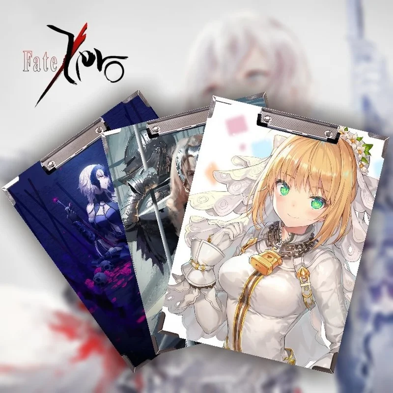 Anime Clipboard Kawaii Fate-Go Board Pad Writing Tools Stainless Steel Waterproof Office Supplies Stationery Student Children
Anime Clipboard Kawaii Fate-Go Board Pad Writing Tools Stainless Steel Waterproof Office Supplies Stationery Student Children