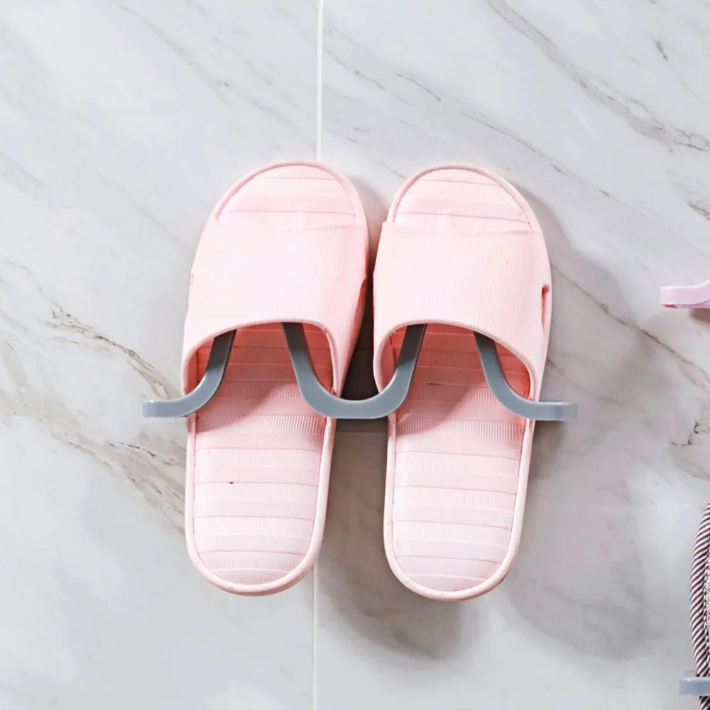 Wall Mounted Shoe Rack Shoe Hanging Holder Shoe Organizer Hanger Slippers Drain Storage Rack Shelf Bathroom Organizer
Wall Mounted Shoe Rack Shoe Hanging Holder Shoe Organizer Hanger Slippers Drain Storage Rack Shelf Bathroom Organizer