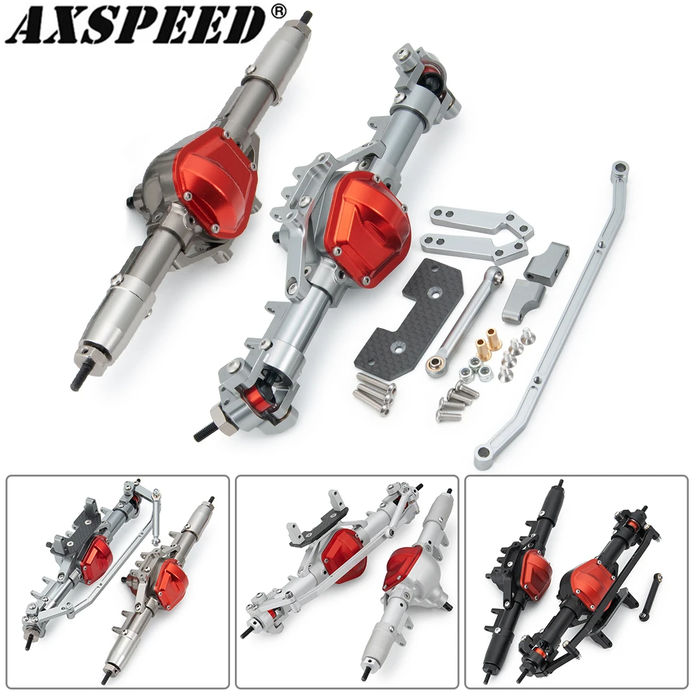 AXSPEED алюминиевая передняя и задняя портальная ось для радиоуправляемого гусеничного автомобиля 1/10 Axial SCX10 TFL, прямая полная ось, обновленные ...
AXSPEED алюминиевая передняя и задняя портальная ось для радиоуправляемого гусеничного автомобиля 1/10 Axial SCX10 TFL, прямая полная ось, обновленные ...