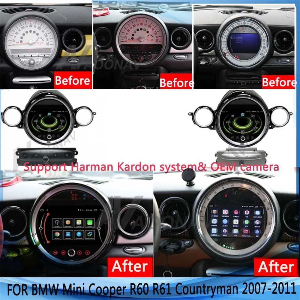 Touch Screen GPS Android Radio FOR BMW Mini R60 R61 2007 2008 2009 2010 2011 Car Video Players Autoradio Head Unit
Touch Screen GPS Android Radio FOR BMW Mini R60 R61 2007 2008 2009 2010 2011 Car Video Players Autoradio Head Unit
