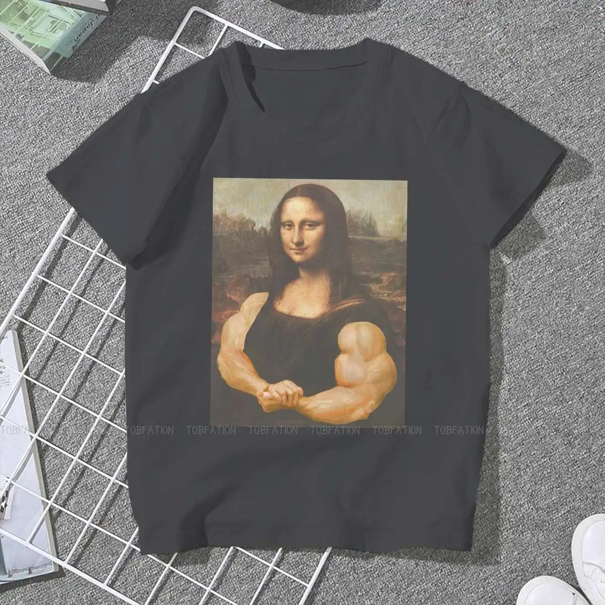 Muscular Mona Lisa Women Clothing Graphic Female Tshirts Vintage Graphic Loose Tops Tee Kawaii Girls Streetwear
Muscular Mona Lisa Women Clothing Graphic Female Tshirts Vintage Graphic Loose Tops Tee Kawaii Girls Streetwear