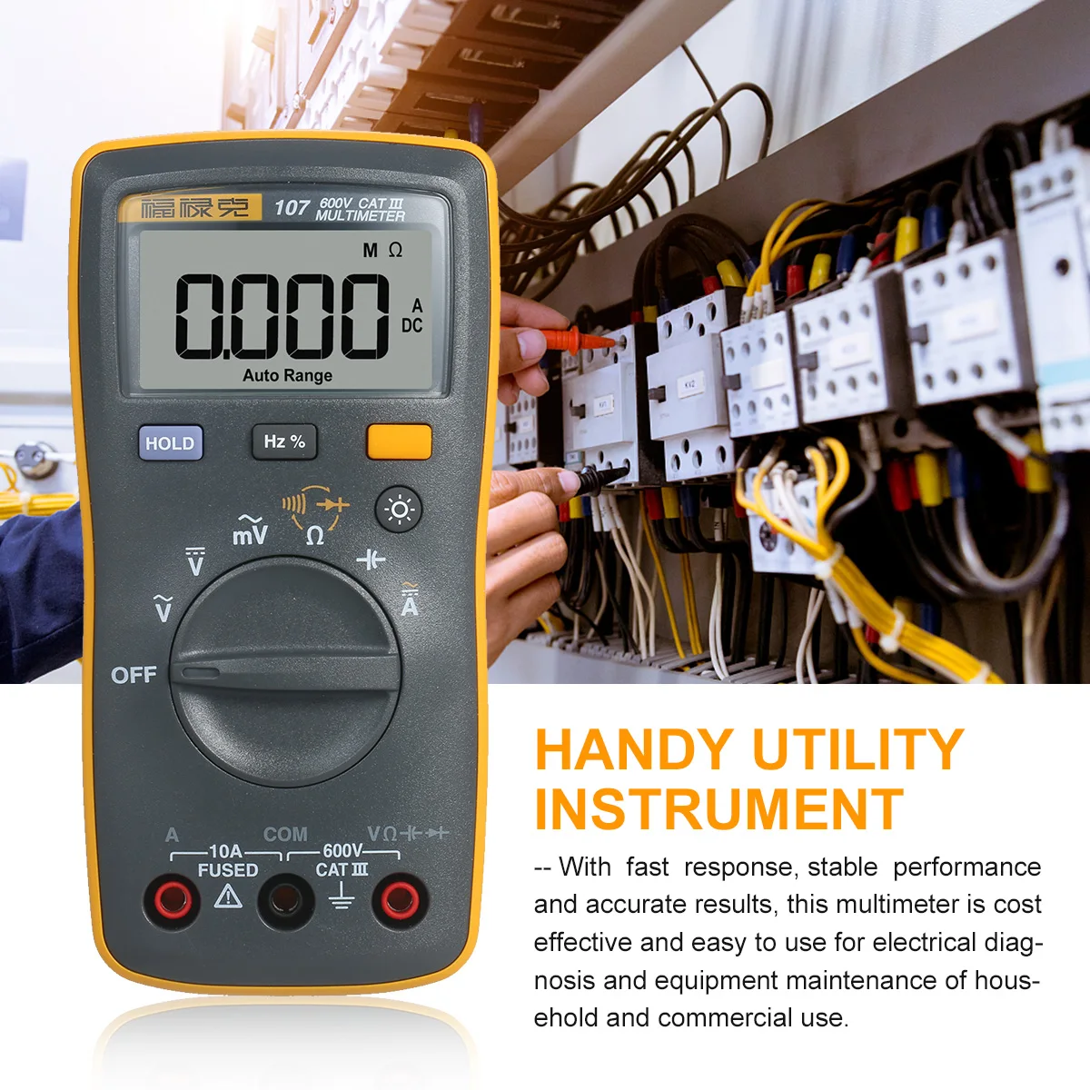 6000 Counts Mini Palm-sized Multimeter Digital Multimeter Handheld Voltmeter Ammeter Voltage Meter Universal Meter Measuring
6000 Counts Mini Palm-sized Multimeter Digital Multimeter Handheld Voltmeter Ammeter Voltage Meter Universal Meter Measuring