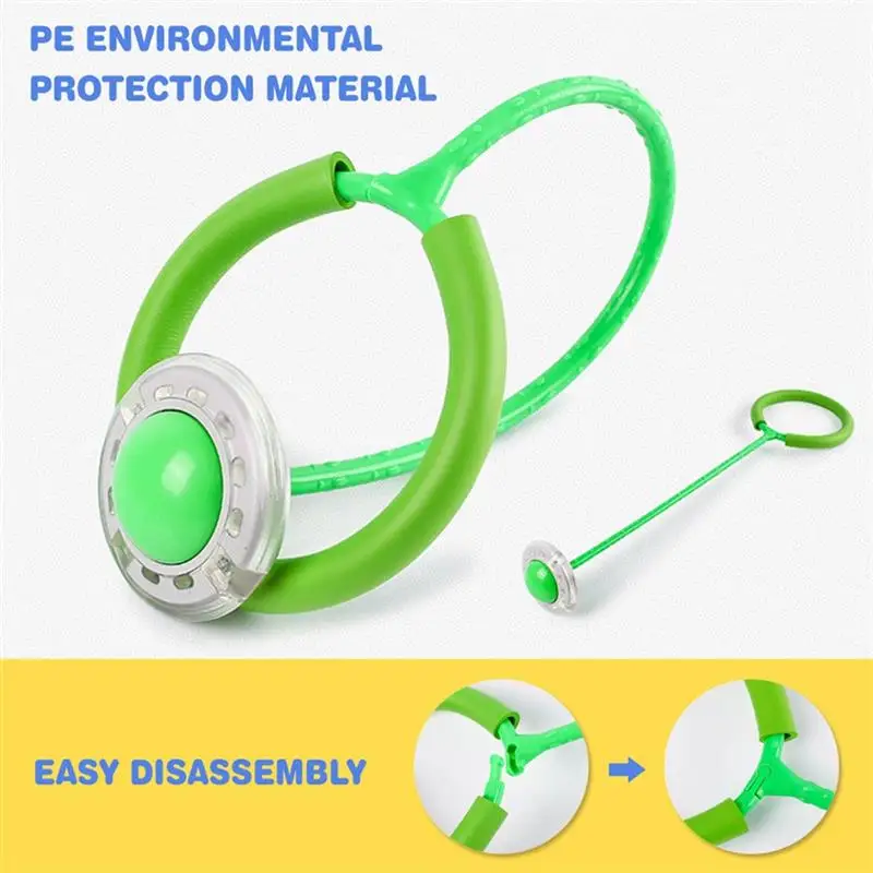 Flash Jumping Rope Ball Kids Outdoor Fun Sports Toy LED Children Jumping Force Reaction Training Swing Ball Child-Parent Games
Flash Jumping Rope Ball Kids Outdoor Fun Sports Toy LED Children Jumping Force Reaction Training Swing Ball Child-Parent Games