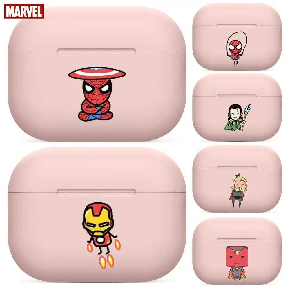 Avengers Marvel For Airpods 1 2 pro case Protective Bluetooth Wireless Earphone Cover For Air Pods case air pod cases Pink cute 
Avengers Marvel For Airpods 1 2 pro case Protective Bluetooth Wireless Earphone Cover For Air Pods case air pod cases Pink cute