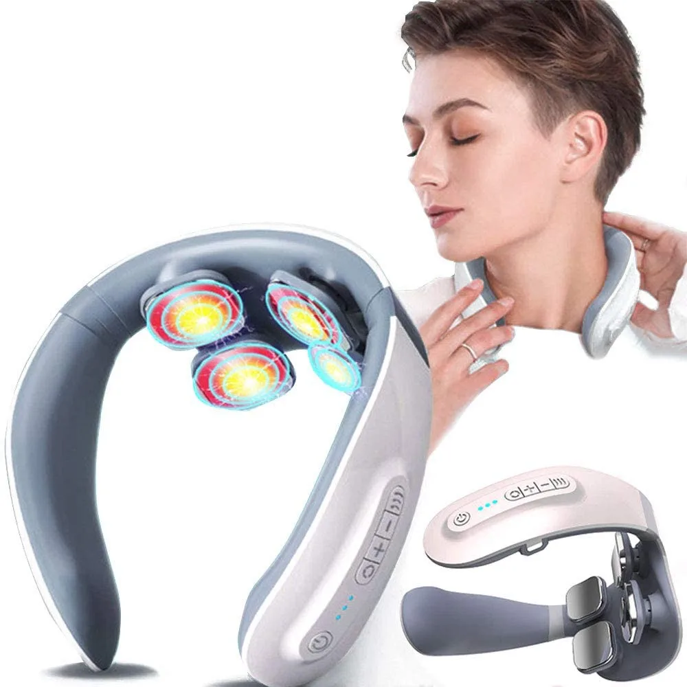 Electric Neck Massager Pulse Back 6 Modes Power Control Far Infrared Heating Pain Relief Tool Health Care Massager For Neck
Electric Neck Massager Pulse Back 6 Modes Power Control Far Infrared Heating Pain Relief Tool Health Care Massager For Neck