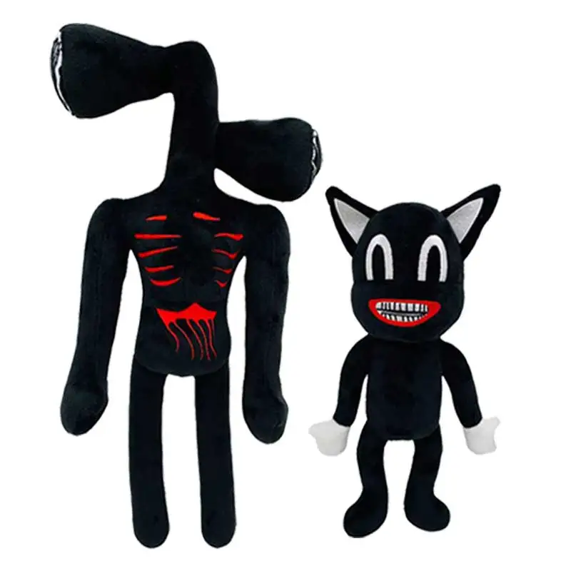 2pcs/set Siren Head Plush Toy Figure Sirenhead Plushie Horror Model Soft Stuffed Doll Toys For Kids Birthday Gift 
2pcs/set Siren Head Plush Toy Figure Sirenhead Plushie Horror Model Soft Stuffed Doll Toys For Kids Birthday Gift