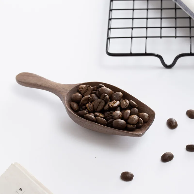 Solid wood coffee bean spoon black walnut spatula teaspoon tea whole wooden spatula for food Kitchedware
Solid wood coffee bean spoon black walnut spatula teaspoon tea whole wooden spatula for food Kitchedware