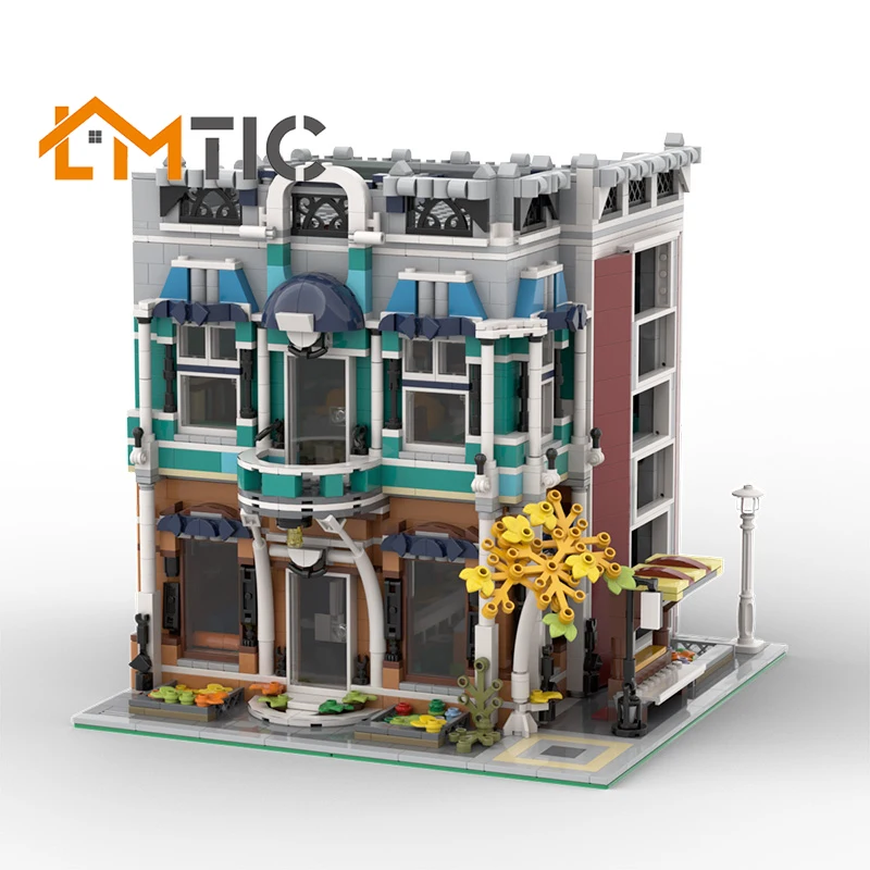 MOC Street Scene Libra Coffee Shop Café Bookshop Alternate Modular City Model Building Blocks Bricks Kids Educational Xmas Gifts
MOC Street Scene Libra Coffee Shop Café Bookshop Alternate Modular City Model Building Blocks Bricks Kids Educational Xmas Gifts