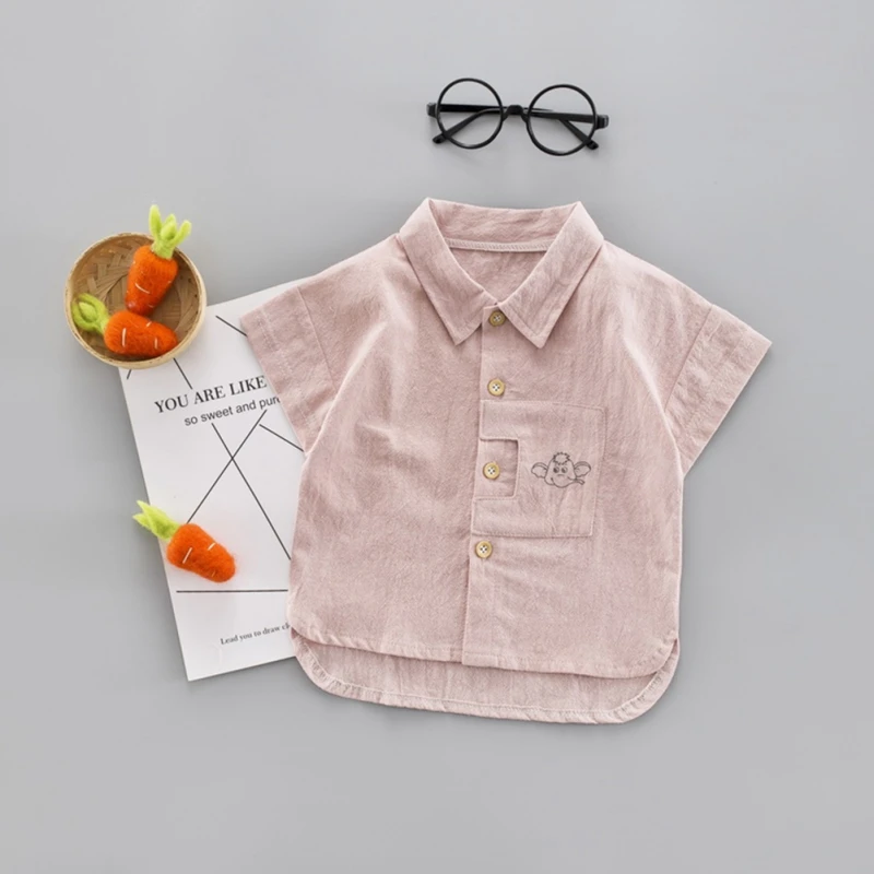 Baby Boys Summer Casual Short Sleeve Sets Infant Elephant Print Shirt Solid Color Shorts Outfits Boy Single Breasted Set
Baby Boys Summer Casual Short Sleeve Sets Infant Elephant Print Shirt Solid Color Shorts Outfits Boy Single Breasted Set