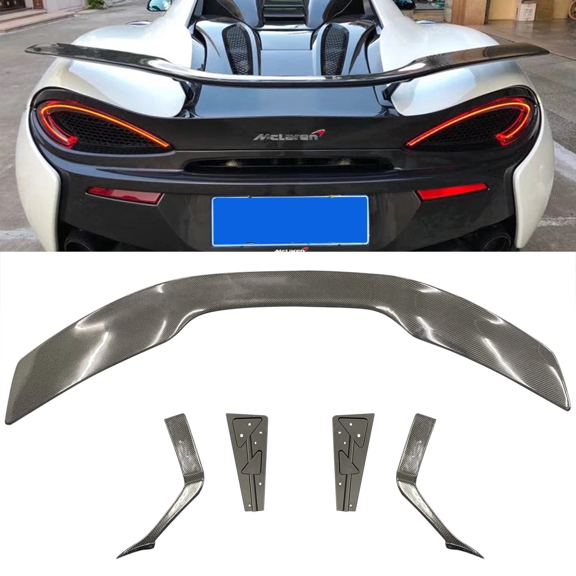 Высококачественный задний спойлер Novitec style для McLaren 540c 570s 570GT из сухого углеродного волокна
Высококачественный задний спойлер Novitec style для McLaren 540c 570s 570GT из сухого углеродного волокна