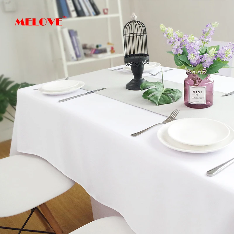 Solid Color White Table Cloth Fashion Tablecloth Dinner Room Cloth Table Cover Home Wedding Party Banquet Hotel Table Decors 
Solid Color White Table Cloth Fashion Tablecloth Dinner Room Cloth Table Cover Home Wedding Party Banquet Hotel Table Decors