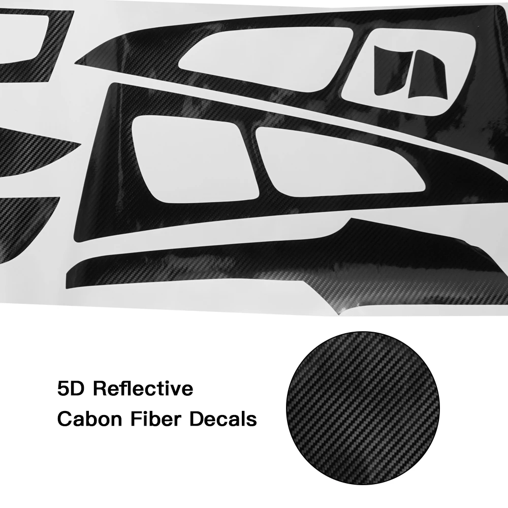 H2CNC Car 5D Reflective Carbon Fiber Interior Black Decal Trim Dash Kit Fit For Audi A6 2012-Up
H2CNC Car 5D Reflective Carbon Fiber Interior Black Decal Trim Dash Kit Fit For Audi A6 2012-Up