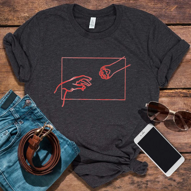 Cat Mom Shirt Creation of Hand Harajuku Woman Tshirts Funny Cat Tshirt Cat Lover Gift for Women Gifts for Cat Lovers Clothes L
Cat Mom Shirt Creation of Hand Harajuku Woman Tshirts Funny Cat Tshirt Cat Lover Gift for Women Gifts for Cat Lovers Clothes L