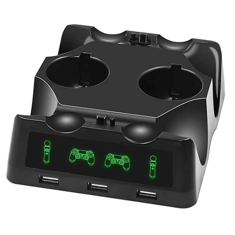 Charger 4 in 1 Stand Controller Charging Dock Station Stand, for Playstation PS4 VR/PS4 Move Joystick Gamepad (1 PCS)
Charger 4 in 1 Stand Controller Charging Dock Station Stand, for Playstation PS4 VR/PS4 Move Joystick Gamepad (1 PCS)