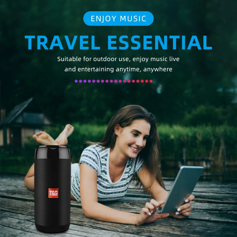 TG113C Portable Bluetooth Wireless Speakers Waterproof Stereo Column Mini Speaker with Mic FM Radio MP3 Bass Sound Box 
TG113C Portable Bluetooth Wireless Speakers Waterproof Stereo Column Mini Speaker with Mic FM Radio MP3 Bass Sound Box