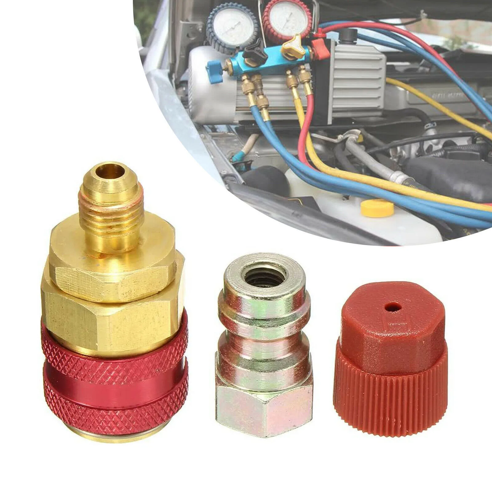 Quick Coupler Extension Adapter Red 14 Mm 17 Mm 180° A/C Air Condition Blue
Quick Coupler Extension Adapter Red 14 Mm 17 Mm 180° A/C Air Condition Blue