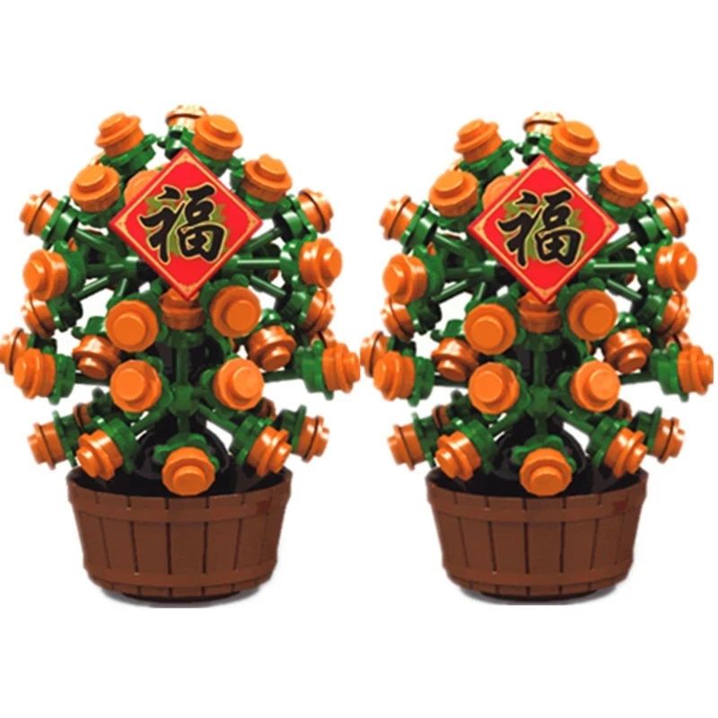 New Year Gift Moc Building Blocks for Kids DIY Toys Chinese Orange Potted Tree Bricks Compatible Classic City Creator Friends
New Year Gift Moc Building Blocks for Kids DIY Toys Chinese Orange Potted Tree Bricks Compatible Classic City Creator Friends