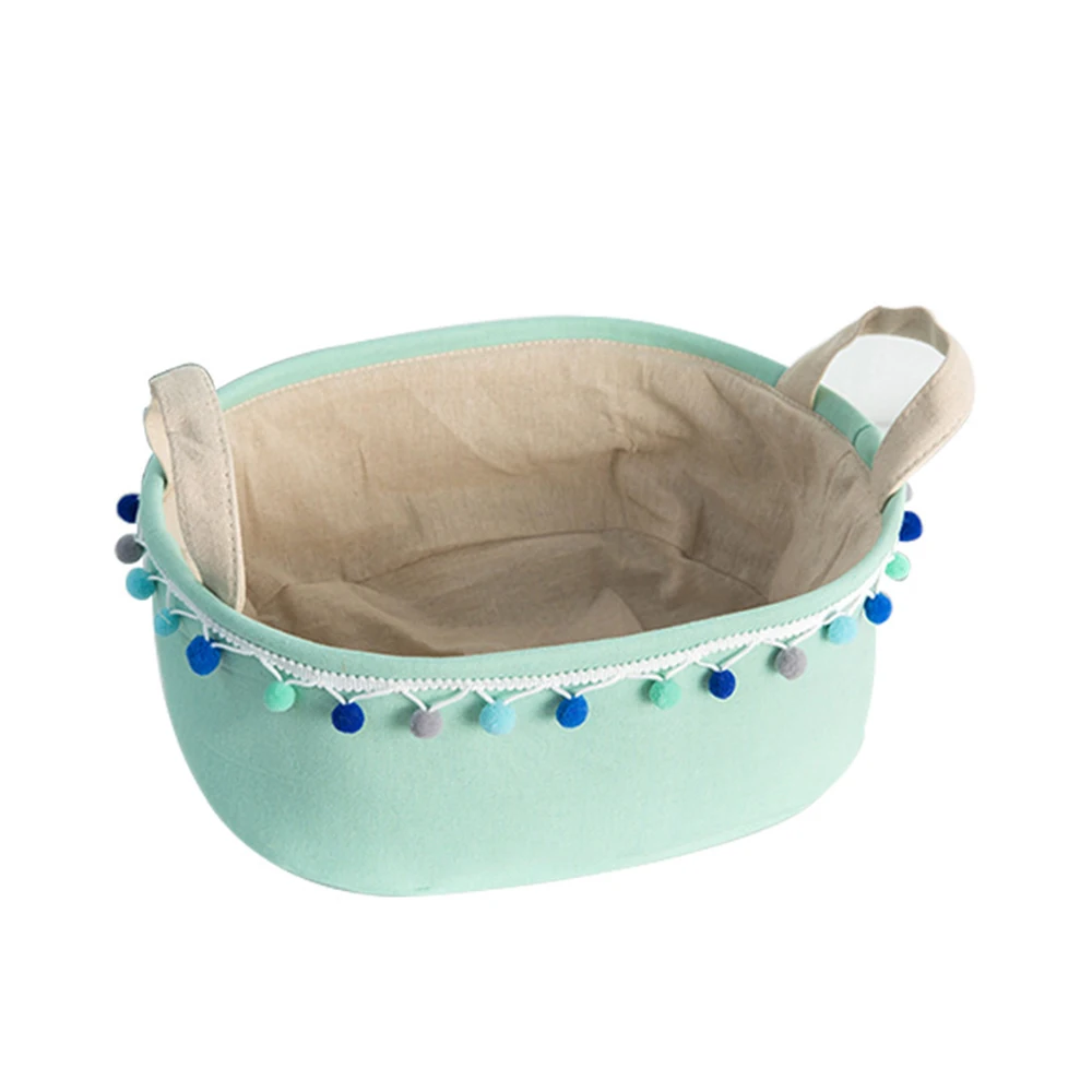 36CM Storage Basket Fringed Oval Thick Double Layer Laundry Folding Basket Dirty Clothes Baskets Desktop Toy Organizer For Home 
36CM Storage Basket Fringed Oval Thick Double Layer Laundry Folding Basket Dirty Clothes Baskets Desktop Toy Organizer For Home