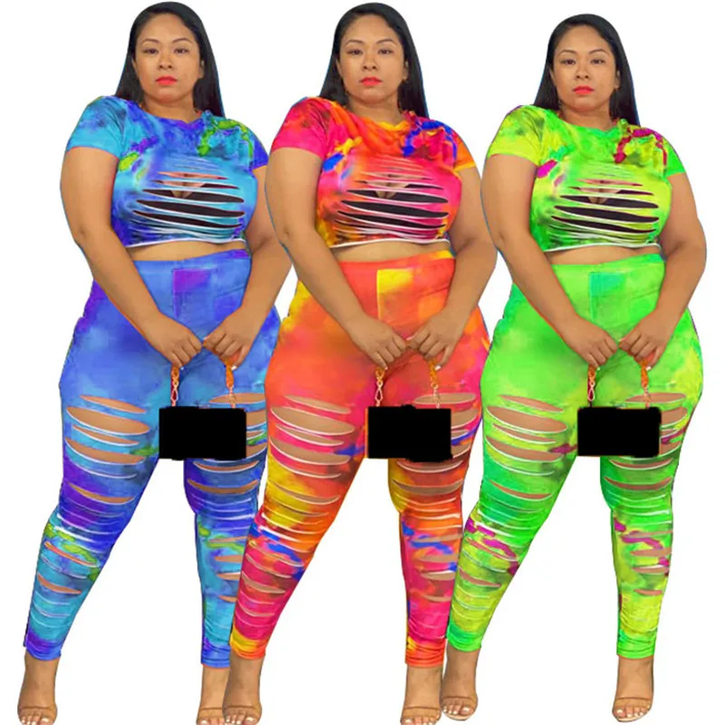 WUHE Print Hollow Out 2 Piece Sets O Neck Short Sleeve Crop Top and Hole Skinny Pencil Pants Fitness Sports Casual Streetwear
WUHE Print Hollow Out 2 Piece Sets O Neck Short Sleeve Crop Top and Hole Skinny Pencil Pants Fitness Sports Casual Streetwear