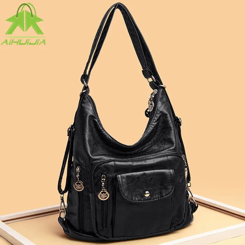 Women Soft Leather High Capacity Shoulder Bag For Female Luxurious Handbags Bags Designer Fashion 2021 New High Quality Tote Bag
Women Soft Leather High Capacity Shoulder Bag For Female Luxurious Handbags Bags Designer Fashion 2021 New High Quality Tote Bag