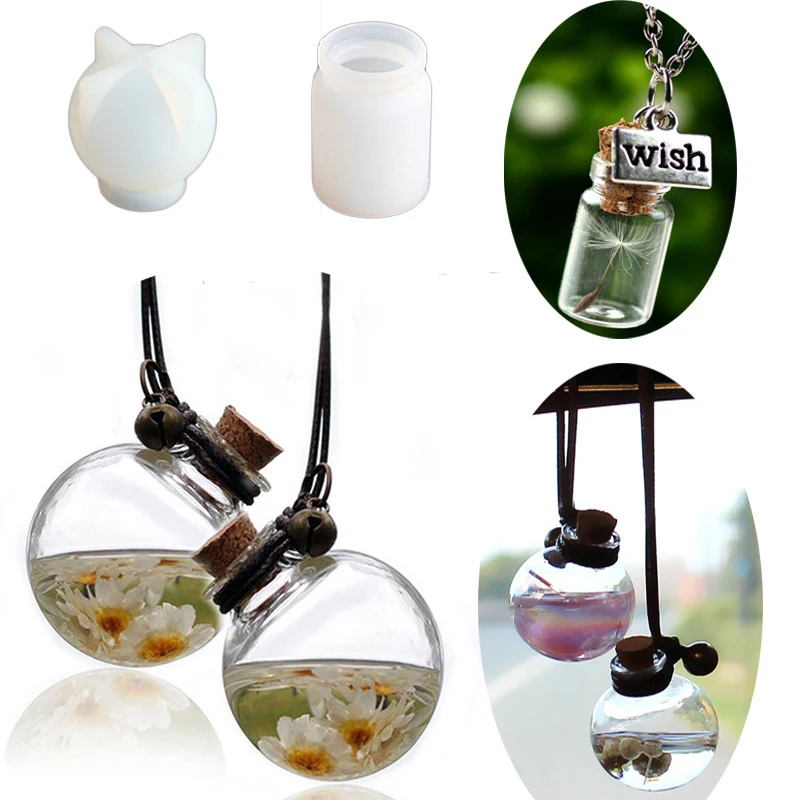 1PC New Small Bottle Crystal Epoxy Resin Mold Drift Bottle Micro Landscape DIY Dried Flower Pendant Silicone Mold
1PC New Small Bottle Crystal Epoxy Resin Mold Drift Bottle Micro Landscape DIY Dried Flower Pendant Silicone Mold