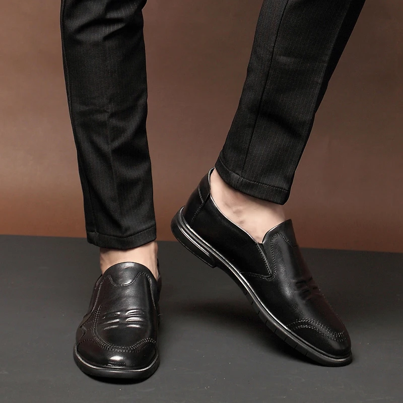 Man Boat Shoes Genuine Leather 2020 Men's Autumn Shoe Design Leather Footwear Male Loafers Dress mocassin homme Soft Breathable
Man Boat Shoes Genuine Leather 2020 Men's Autumn Shoe Design Leather Footwear Male Loafers Dress mocassin homme Soft Breathable