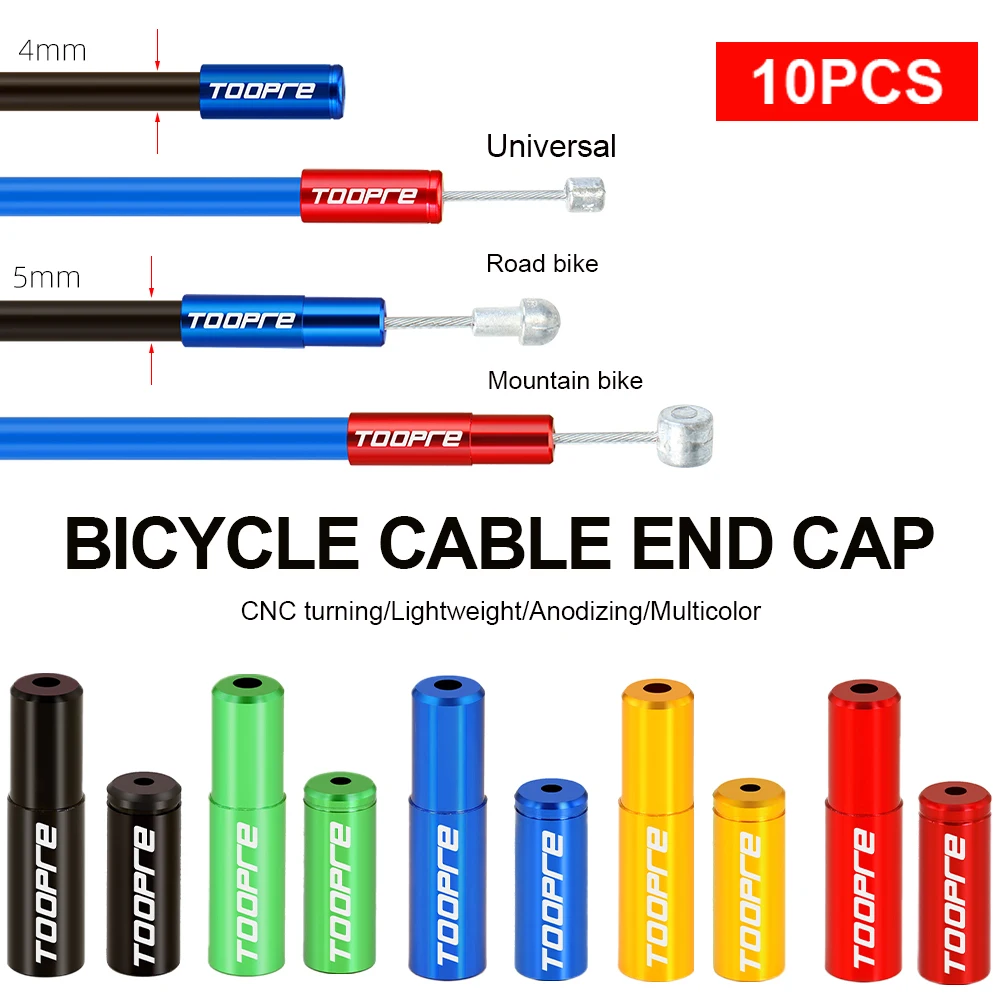 10pcs/lot Bicycle Cable End Cap Aluminum Alloy MTB Road Bike Brake Shifter Cable Housing End Cap 4mm/5mm Wire End Cap Accessorry
10pcs/lot Bicycle Cable End Cap Aluminum Alloy MTB Road Bike Brake Shifter Cable Housing End Cap 4mm/5mm Wire End Cap Accessorry