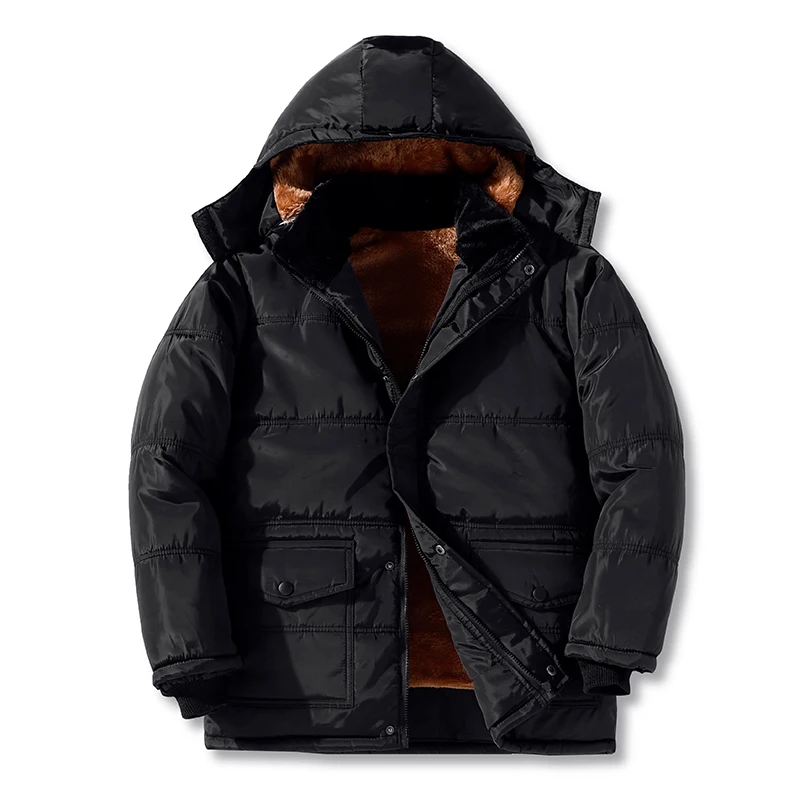Men Cotton Clothes 2021 New Winter Casual Fashion Fleece Warm Waterproof Jackets Men Windproof Hooded Soft Shell Jacket Men
Men Cotton Clothes 2021 New Winter Casual Fashion Fleece Warm Waterproof Jackets Men Windproof Hooded Soft Shell Jacket Men