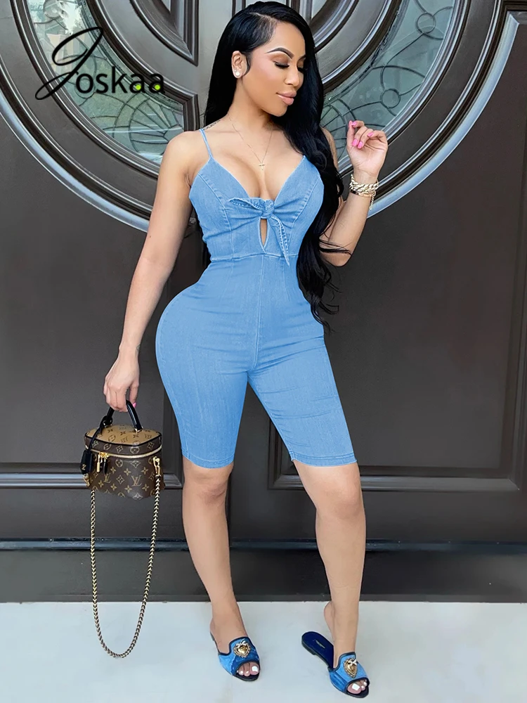 Joskaa Solid V-Neck Bow Backless Stretchy Playsuits Fashion Leisure Wear One Piece Overalls Summer Women Sexy Party Club Rompers
Joskaa Solid V-Neck Bow Backless Stretchy Playsuits Fashion Leisure Wear One Piece Overalls Summer Women Sexy Party Club Rompers