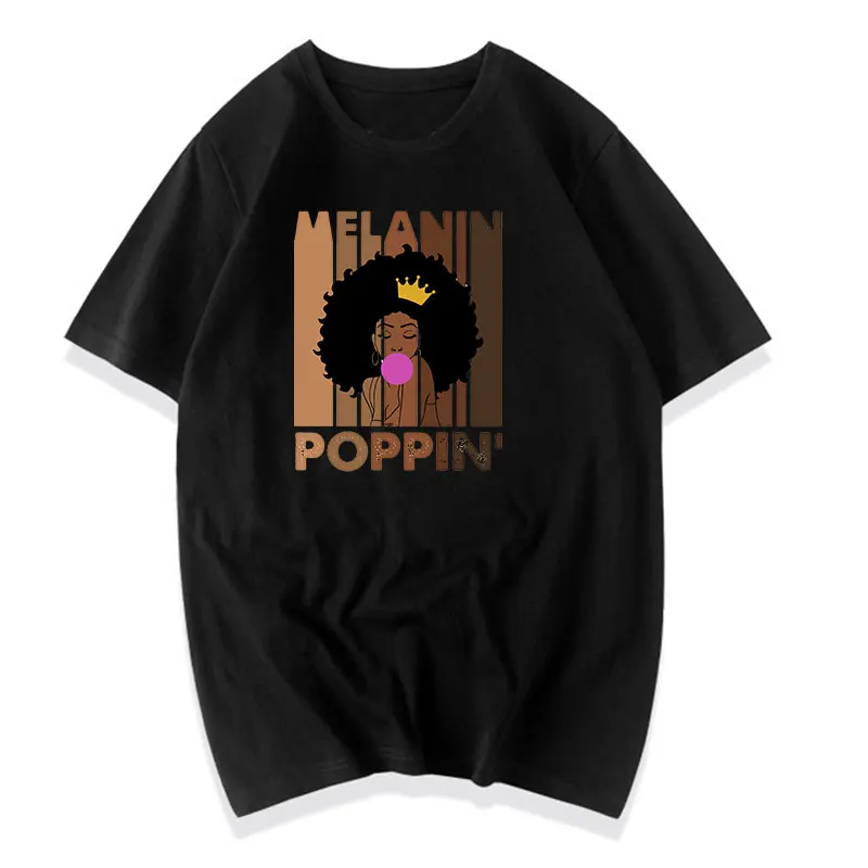 Wholesale Cheap Woman Black Queen Melanin Queen T Shirt Women Tops African Black Melanin Female T-shirt
Wholesale Cheap Woman Black Queen Melanin Queen T Shirt Women Tops African Black Melanin Female T-shirt