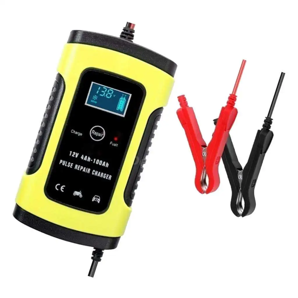 Full Automatic Car Battery Charger 110V to 220V To 12V 6A Maintainer Smart Float Charger for Car Motorcycle Lawn Mower Tractor
Full Automatic Car Battery Charger 110V to 220V To 12V 6A Maintainer Smart Float Charger for Car Motorcycle Lawn Mower Tractor