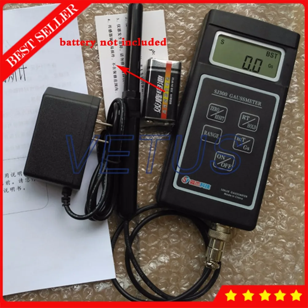 Professional Gauss Meter Gaussmeter Digital Telemeters with handheld static magnetic field tesla tester measurement
Professional Gauss Meter Gaussmeter Digital Telemeters with handheld static magnetic field tesla tester measurement
