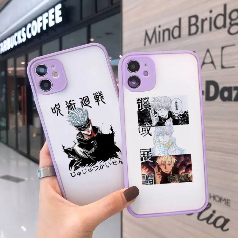 Gojo Satoru Jujutsu Kaisen Phone Case matte transparent For iphone 7 8 11 12 plus mini x xs xr pro max cover
Gojo Satoru Jujutsu Kaisen Phone Case matte transparent For iphone 7 8 11 12 plus mini x xs xr pro max cover