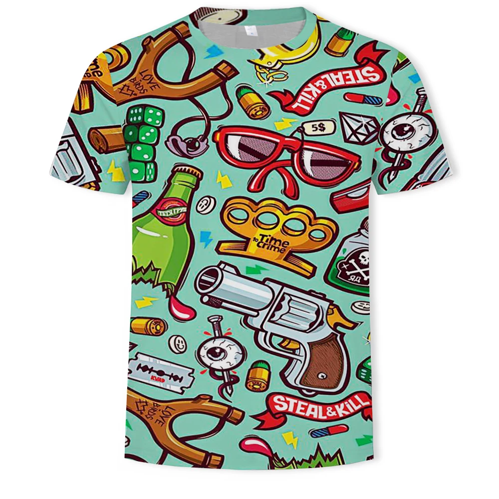 2021 summer creative letters men's and women's T-shirt 3DT printing short-sleeved street casual 3D shirt oversized T-shirt top
2021 summer creative letters men's and women's T-shirt 3DT printing short-sleeved street casual 3D shirt oversized T-shirt top