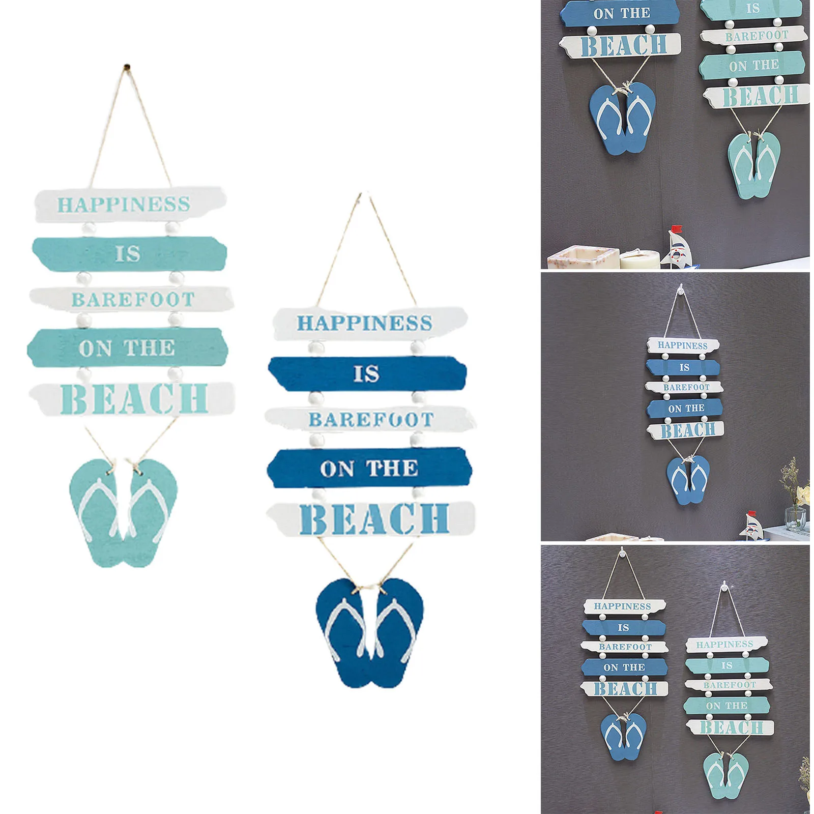 Wooden Wall Decorative Sign Creative Beach Plaque Marine Style Hanging Ornament for Home Living Room Bedroom F2
Wooden Wall Decorative Sign Creative Beach Plaque Marine Style Hanging Ornament for Home Living Room Bedroom F2